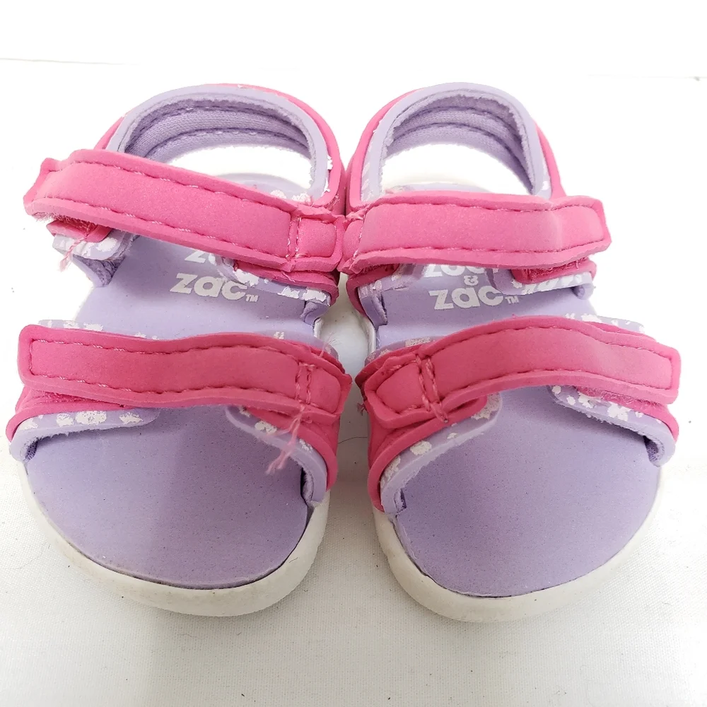 Pink and Purple Zoe & Zack Sandals